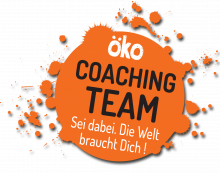 Coaching Team button orange Splash